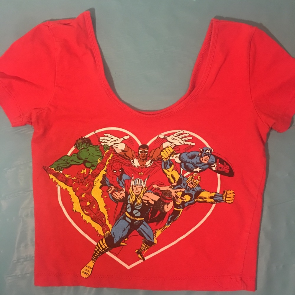 Marvel crop top